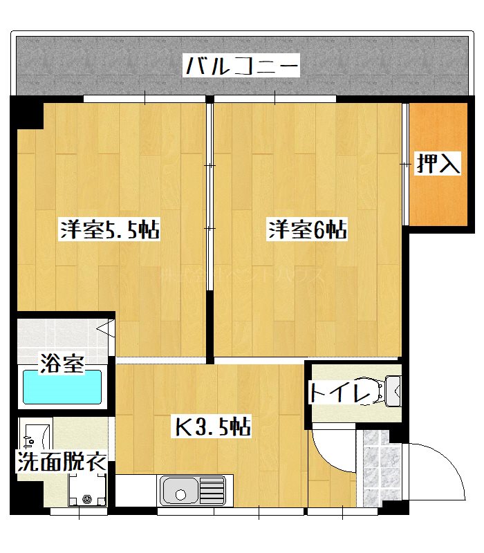 ヴィラナリー下関 間取り図