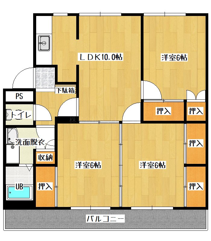 ヴィラナリー大竹 間取り図