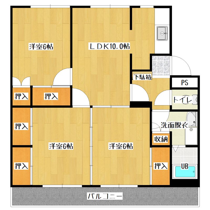 ヴィラナリー大竹 間取り図