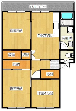 ヴィラナリー函館 間取り図