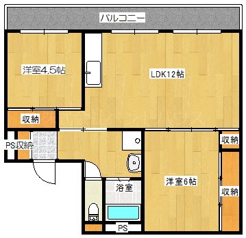 ヴィラナリー菅谷 間取り図