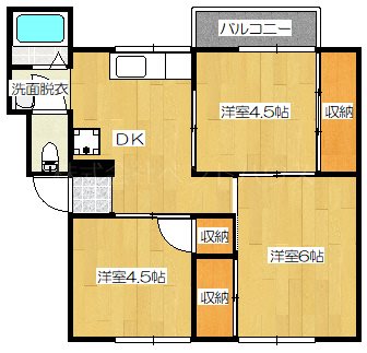ヴィラナリー新発田Ⅱ 間取り図