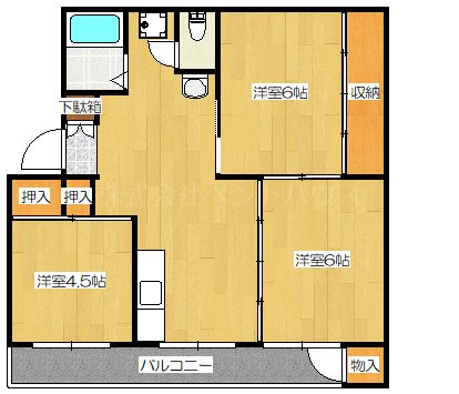 ヴィラナリー小倉南 間取り図