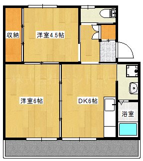 ヴィラナリー五戸1号棟 間取り図