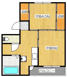 ヴィラナリー豊岡 間取り図
