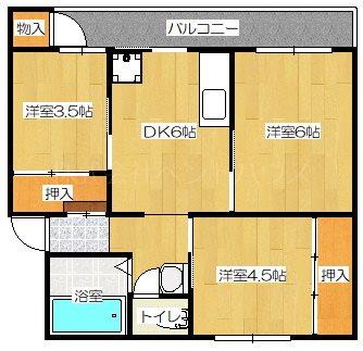 ヴィラナリー新発田 間取り図