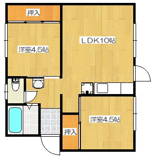 ヴィラナリー岩国 間取り図
