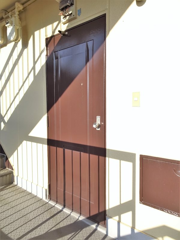 篭池ハイツ 玄関