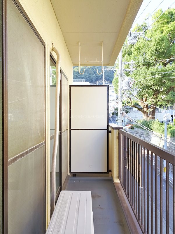 篭池ハイツ ベランダ