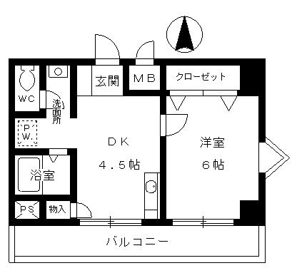 サニーコート日暮 間取り図
