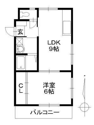 フェニックスハイツ中西 101号室 間取り