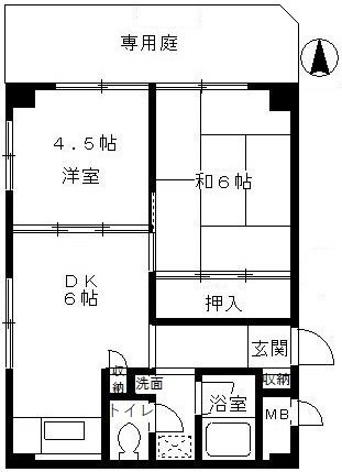 メゾン吉谷 間取り図