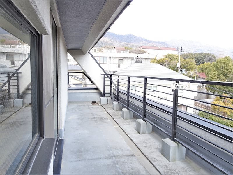 クレスト王子公園 ベランダ