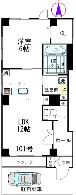 プレミール神戸本庄町 間取り図