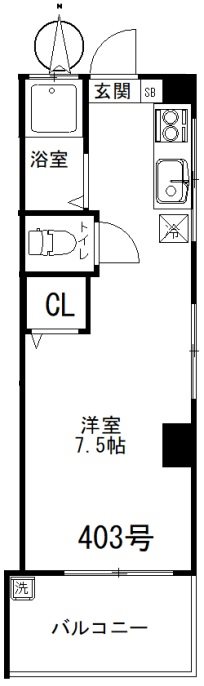 プレミール神戸本庄町 間取り図