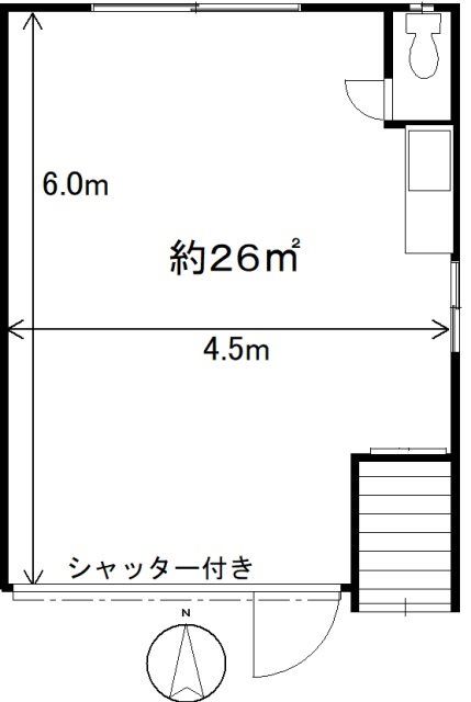 古門ビル 1F号室 間取り