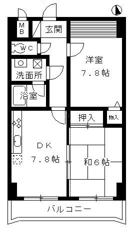 パラッツオツルヤ 間取り図