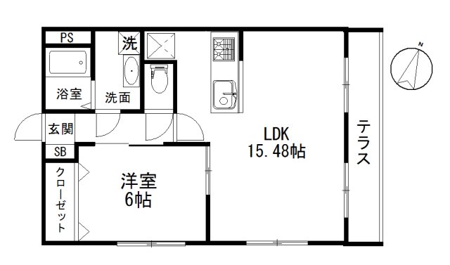 プレジール兵庫駅前 105号室 間取り