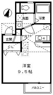 サンパティーク 間取り図