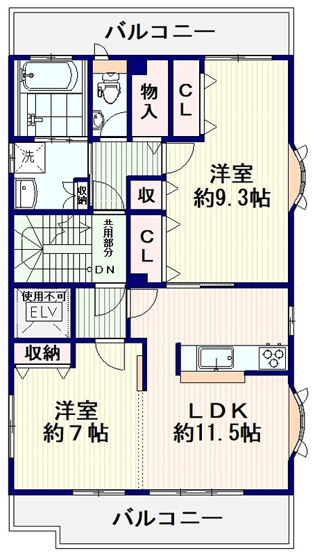 フローラルコート 間取り
