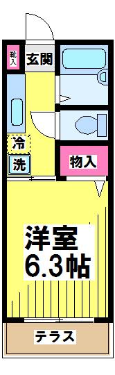 コーポオンタ 間取り