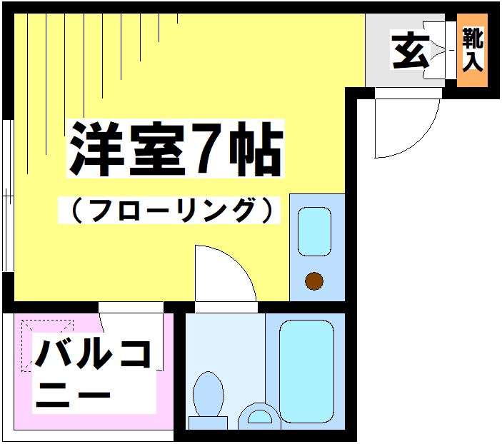 MKビル 302号室 間取り