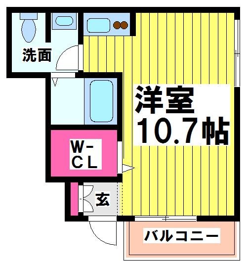 東京都調布市佐須町５丁目 間取り