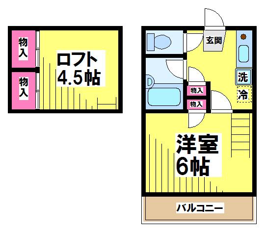 Kドルセーメゾン　 間取り