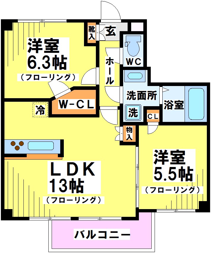 グラーレ・バイロイト 間取り