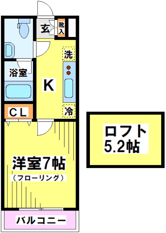 トービル柴崎 304号室 間取り