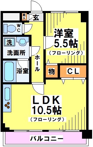 菊野台KYハイツ 間取り