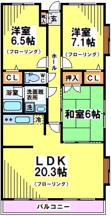 エルパラドール 間取り