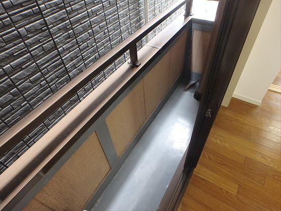 シティハイムジュピター ベランダ