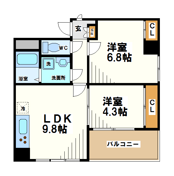 東京都杉並区上高井戸１丁目 間取り