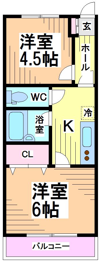 ユーハウス笹塚 間取り