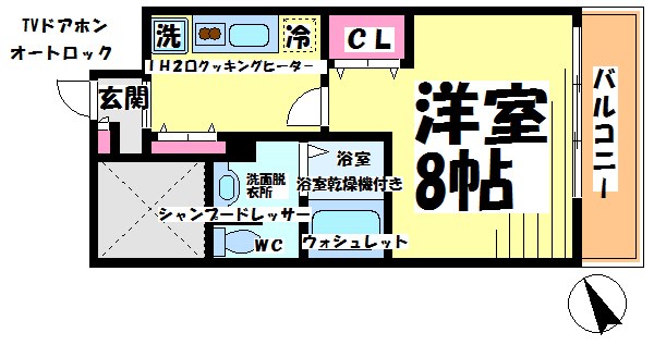 リッツコート 間取り図