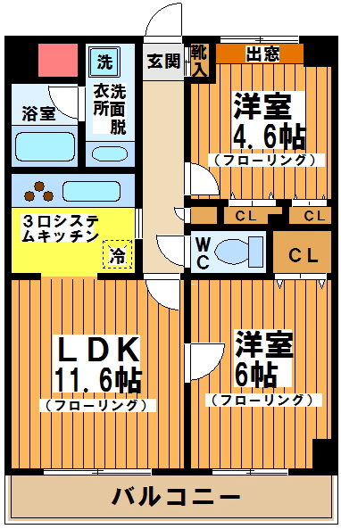 ヴィバーチェ仙川 間取り図