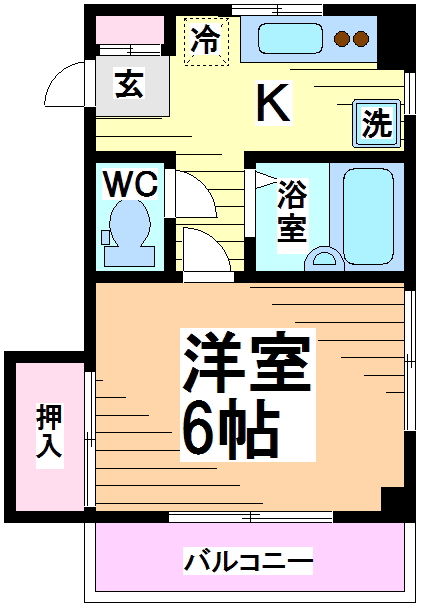 石橋ハイツ 間取り