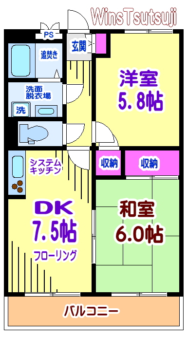 プラザ調布国領 間取り