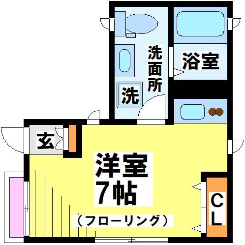 トゥプレ 101号室 間取り