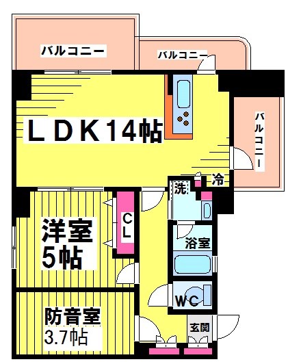 レジディア調布 間取り