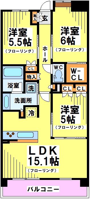 ザ・調布テラス 間取り
