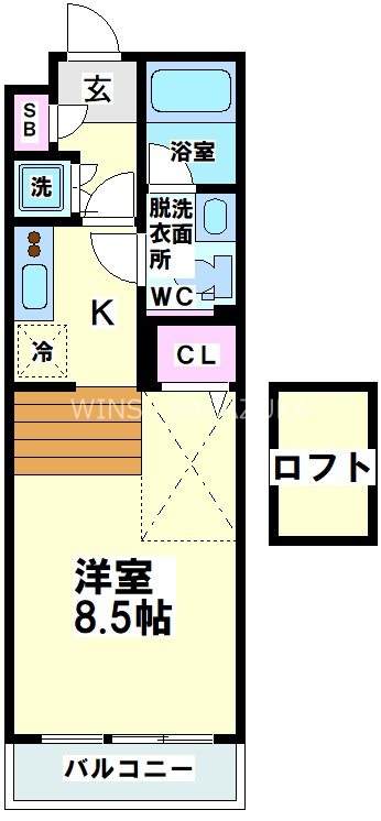 レジディア笹塚 間取り