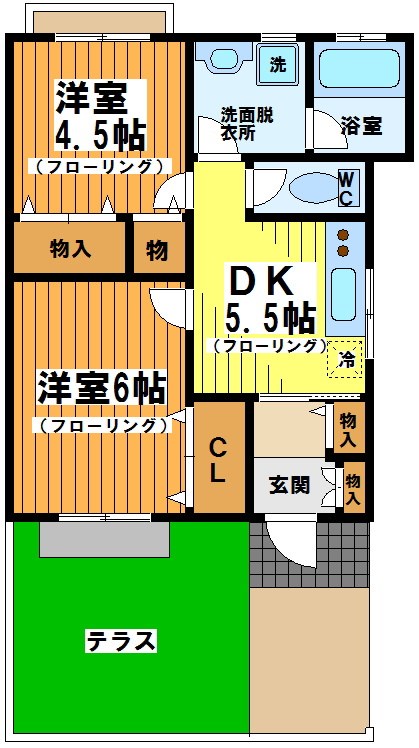 クレールコンフォート 間取り
