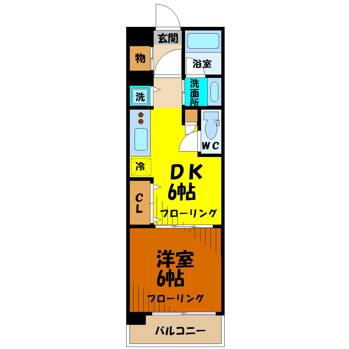 レヴィールつつじヶ丘 302号室 間取り
