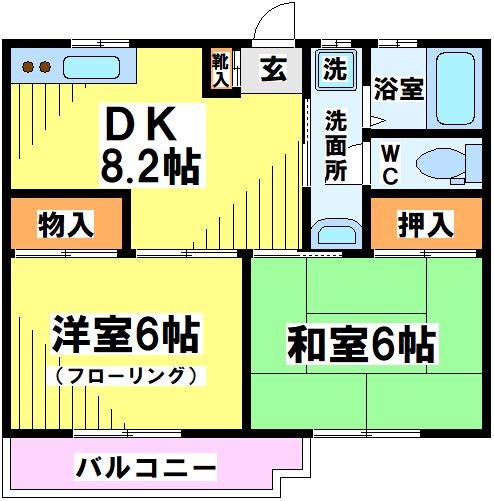 エクセル仙川 間取り