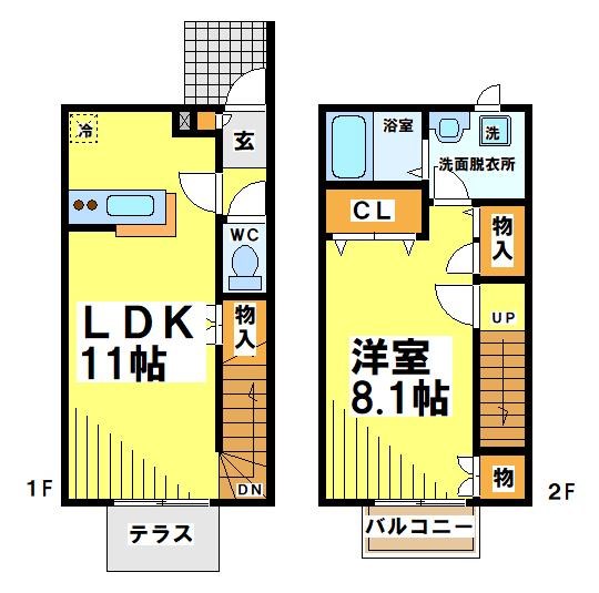 ヴィアレッタ上石原 間取り