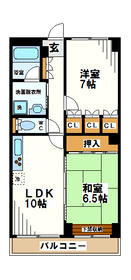 給田ＮＳマンション 間取り