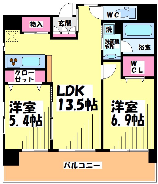 パトゥー調布 間取り