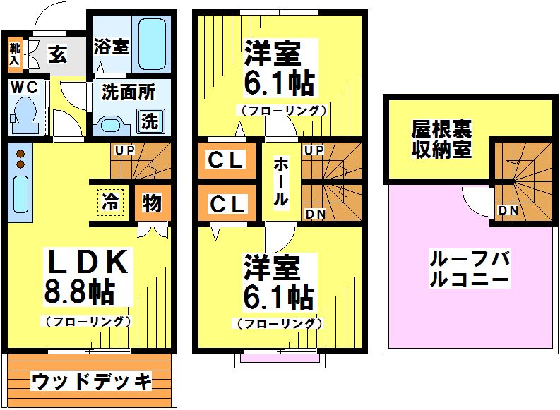 Ｂ号室 間取り